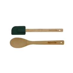 Big Green Egg Spatelmat Met Houten Lepel & Pannenlikker -Big Green Egg Verkoopwinkel image 1069