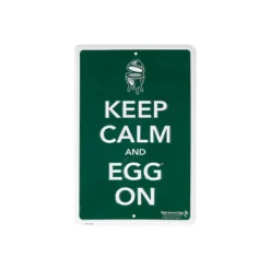 Big Green Egg Tekstbord Groen Keep Calm And Egg On