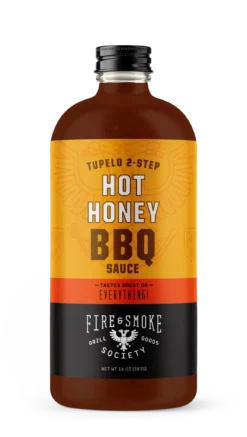 Fire&Smoke Tupelo 2-Step Hot Honey BBQ Sauce 16.4 Oz