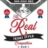 Man Meat BBQ The Real Texas Style Competition Rub 14 Oz