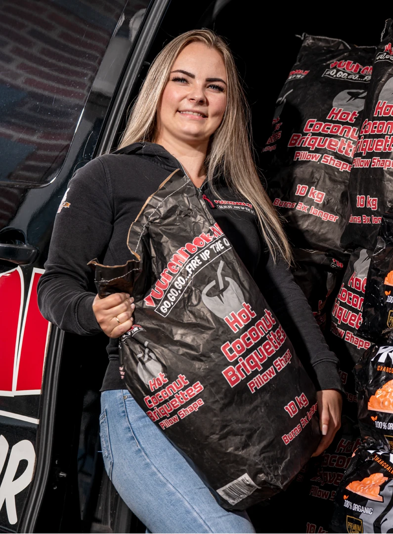 Vuur&Rook Hot Coconut Briketten Pillow Shape 10 Kg 3 Vuur&Rook Hot Coconut Briketten Pillow Shape 10 Kg - Afbeelding 3